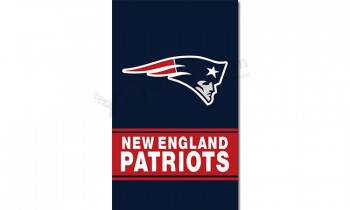 Nfl new angleterre patriotes drapeaux en polyester 3'x5 'vertical
