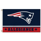 Al por mayor aduana nfl patriotas de Nueva Inglaterra 3'x5 'banderas de poliéster lealtad