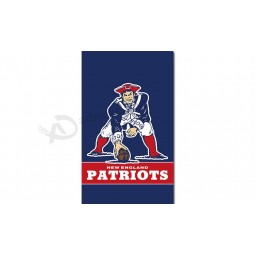 Groothandel op maat NFL New England patriotten 3'x5 'polyester vlaggen