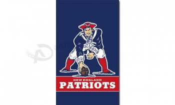 Groothandel op maat NFL New England patriotten 3'x5 'polyester vlaggen