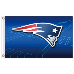 Groothandel op maat NFL New England patriotten 3'x5 'polyester vlaggen logo