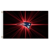 Cusotm nfl new england爱国者3'x5'涤纶旗帜灯标志