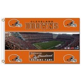 Nfl cleveland browns 3'x5 'poliestere flags stadium