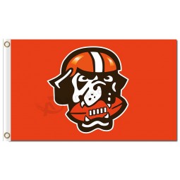 Nfl cleveland는 3'x5 '폴리 에스테르 플래그를 사용합니다
