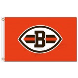 NFL Cleveland Browns 3'x5' polyester flags capital B