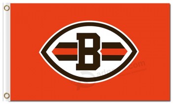 NFL Cleveland Browns 3'x5' polyester flags capital B