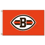 Nfl cleveland browns 3'x5 'bandera de poliéster capital b