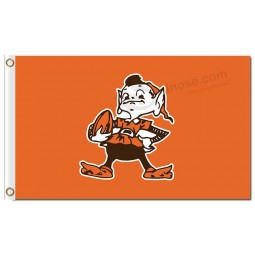 Nfl cleveland browns 3'x5 'banderas de poliéster