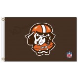 Nfl cleveland棕色3'x5'涤纶旗帜