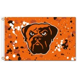 Nfl cleveland browns 3'x5 'Polyester kennzeichnet Tintenflecken