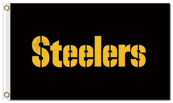 Nfl pittsburgh steelers 3'x5'涤纶标志钢人