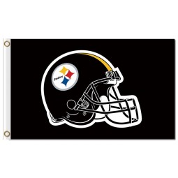 Nfl pittsburgh steelers 3'x5 'Polyester Flaggen Helm
