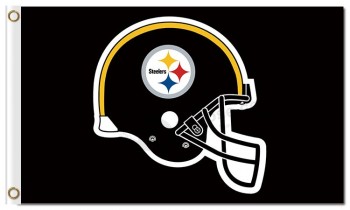 Nfl pittsburgh steelers 3'x5'聚酯旗帜头盔