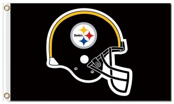 Nfl pittsburgh steelers 3'x5 'polyester vlaggenhelm