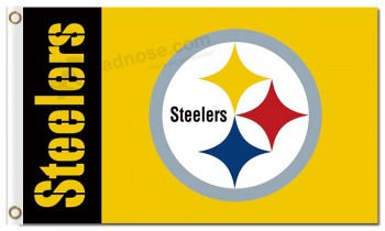 NFL Pittsburgh Steelers 3'x5' polyester flags with your logo