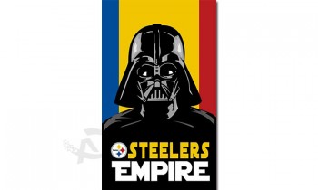 NFL Pittsburgh Steelers 3'x5' polyester flags steelers empire with your logo