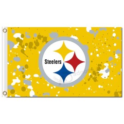 NFL Pittsburgh Steelers 3'x5' polyester flags ink spots with your logo