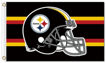 Nfl Pittsburgh steelers 3'x5 'casque de drapeaux en polyester