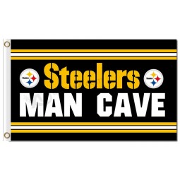 NFL Pittsburgh Steelers 3'x5' polyester flags man cave with your logo