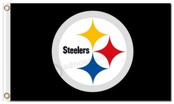 Nfl Pittsburgh Steelers 3'x5 'Polyester Flaggen Logo