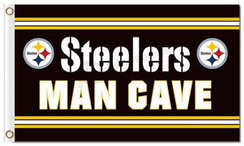 NFL Pittsburgh Steelers 3'x5 'Polyester Fahnen Mann Höhle