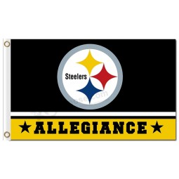 Nfl pittsburgh steelers 3'x5 'Polyester Fahnen Loyalität