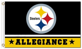 Nfl pittsburgh steelers 3'x5 'polyester vlaggen trouw