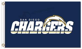 NFL San Diego Chargers 3'x5' polyester flags team name with your logo