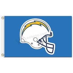 NFL San Diego Chargers 3'x5' polyester flags helmet white with your logo