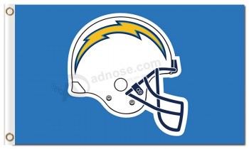 NFL San Diego Chargers 3'x5' polyester flags helmet white with your logo