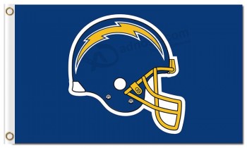 NFL San Diego Chargers 3'x5' polyester flags helmet with your logo