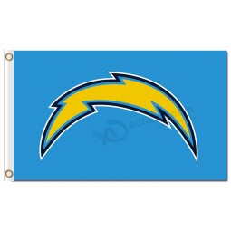 NFL San Diego Chargers 3'x5' polyester flags with your logo
