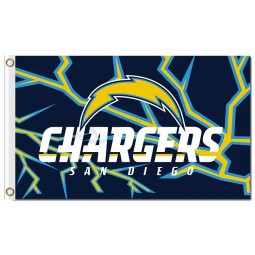 NFL San Diego Chargers 3'x5' polyester flags new design with your logo