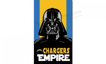 Nfl san diego chargeurs drapeaux polyester 3'x5 'chargeurs empire