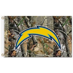 NFL San Diego Chargers 3'x5' polyester flags camo with your logo