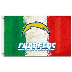 NFL San Diego Chargers 3'x5' polyester flags three colors with your logo