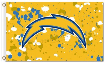 NFL San Diego Chargers 3'x5' polyester flags ink spots with your logo