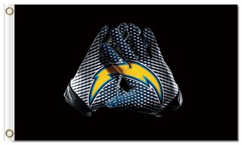 NFL San Diego Chargers 3'x5' polyester flags gloves with your logo
