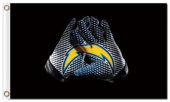 Nfl san diego充电器3'x5'涤纶旗手套