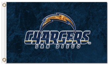 Nfl san diego chargeurs drapeaux en polyester 3'x5 '