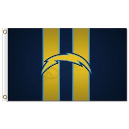 Nfl san diego Ladegeräte 3'x5 'Polyester Flaggen Logo vertikale Streifen