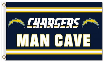 Nfl san diego chargeurs drapeaux en polyester 3'x5 'man cave