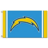 Nfl san diego caricabatterie 3'x5 'poliestere bandiere logo