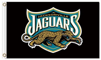 Nfl jacksonville jaguars 3'x5 '폴리 에스테르 플래그