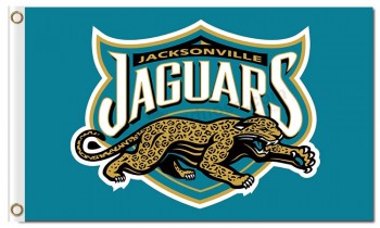 Nfl jacksonville jaguars 3'x5 'ポリエステルジャージー全体の旗