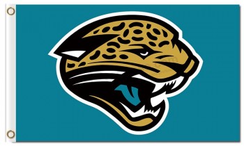 Nfl jacksonville jaguars 3'x5'聚酯旗帜标志