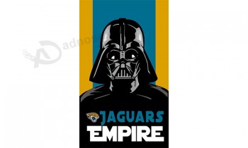 NFL Jacksonville Jaguars 3'x5' polyester flags Jaguars Empire with your logo