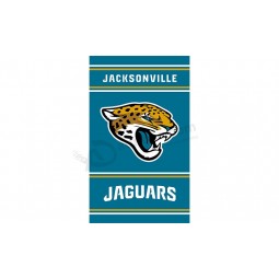 Nfl jacksonville jaguars 3'x5 'polyester fahnen vertikale flaggen