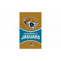 Nfl jacksonville jaguars 3'x5 'polyester fahnen vertikale flaggen