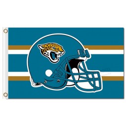 NFL Jacksonville Jaguars 3'x5' polyester flags helmet with your logo